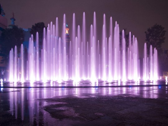 济南水景广场喷泉工程